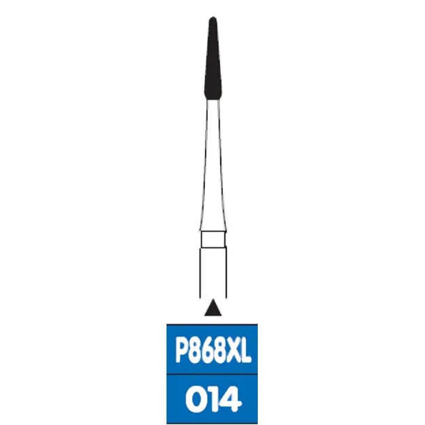 Perio Diamond Burs RA, Depth Marker 868XL, Super Fine Grit, FG-014