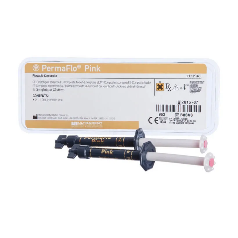 PermaFlo Pink, Flowable Composite, Gingival Graft Alternative