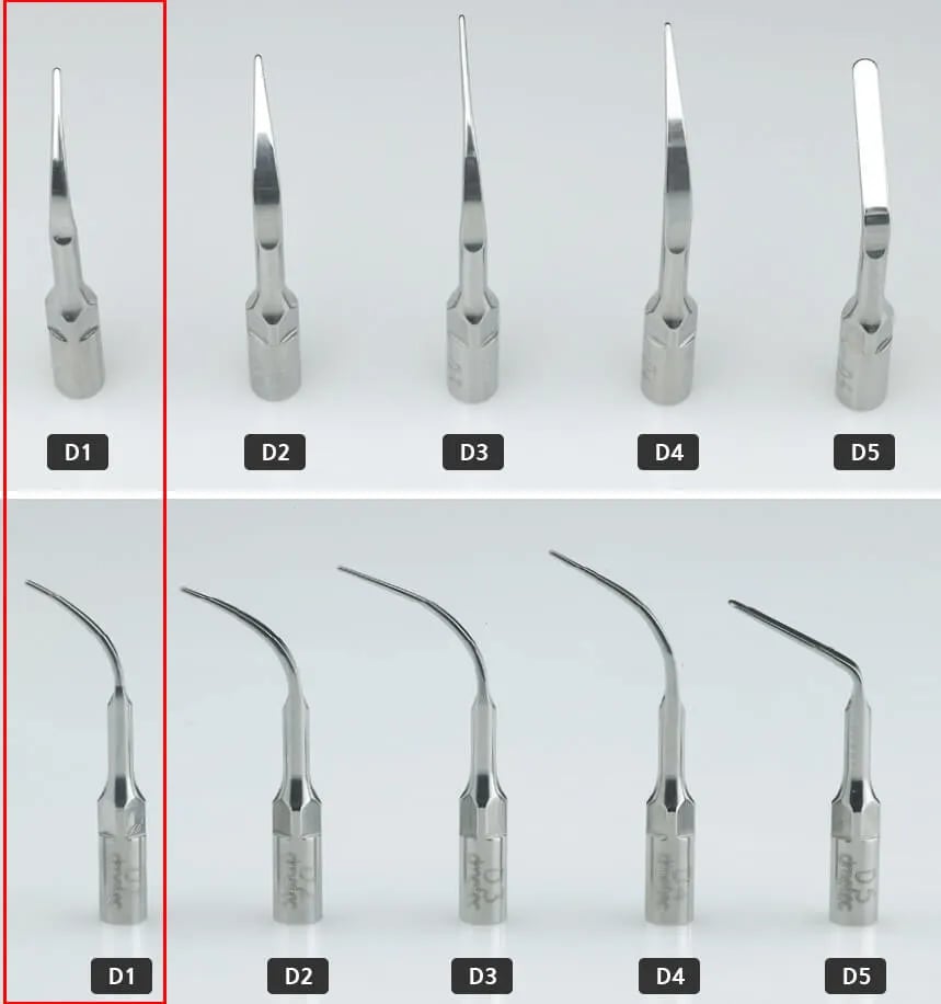 Scaler Tip D1, for Wide Thick Proximal Surface