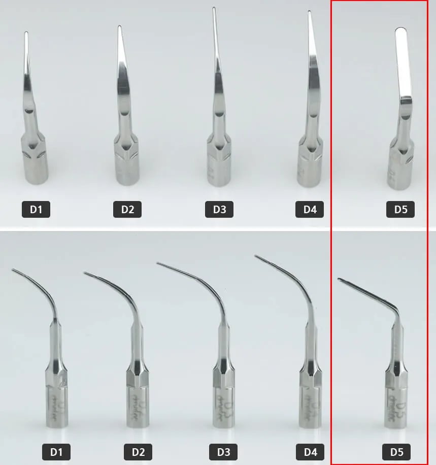 Scaler Tip D5, for Heavy Tartar and Ortho Dements