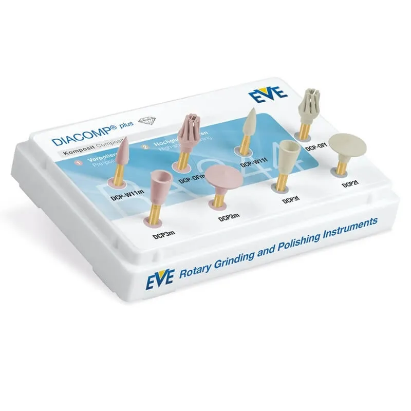 DIACOMP PLUS, Composite Polishing Set, RA, 8 Pieces