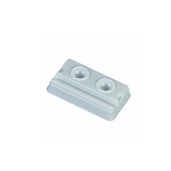 Disposable Plastic Mixing Plate, Two Wells