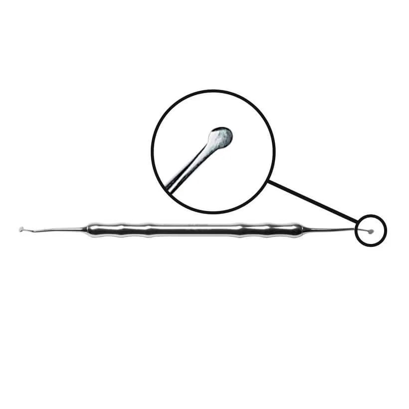 Slide Packer, Thin, Circular, Non-Serrated Instrument, Small