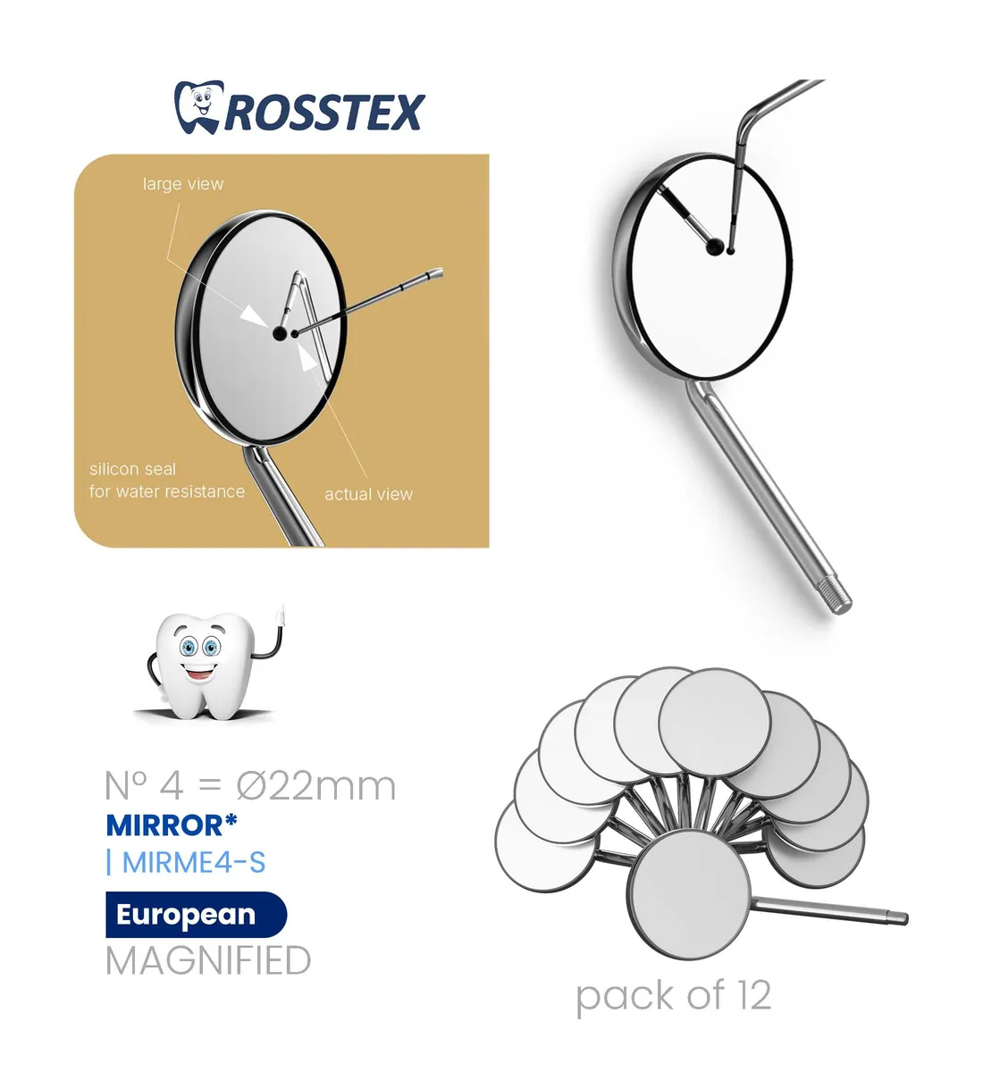 Dental Mirror #5, Magnified,