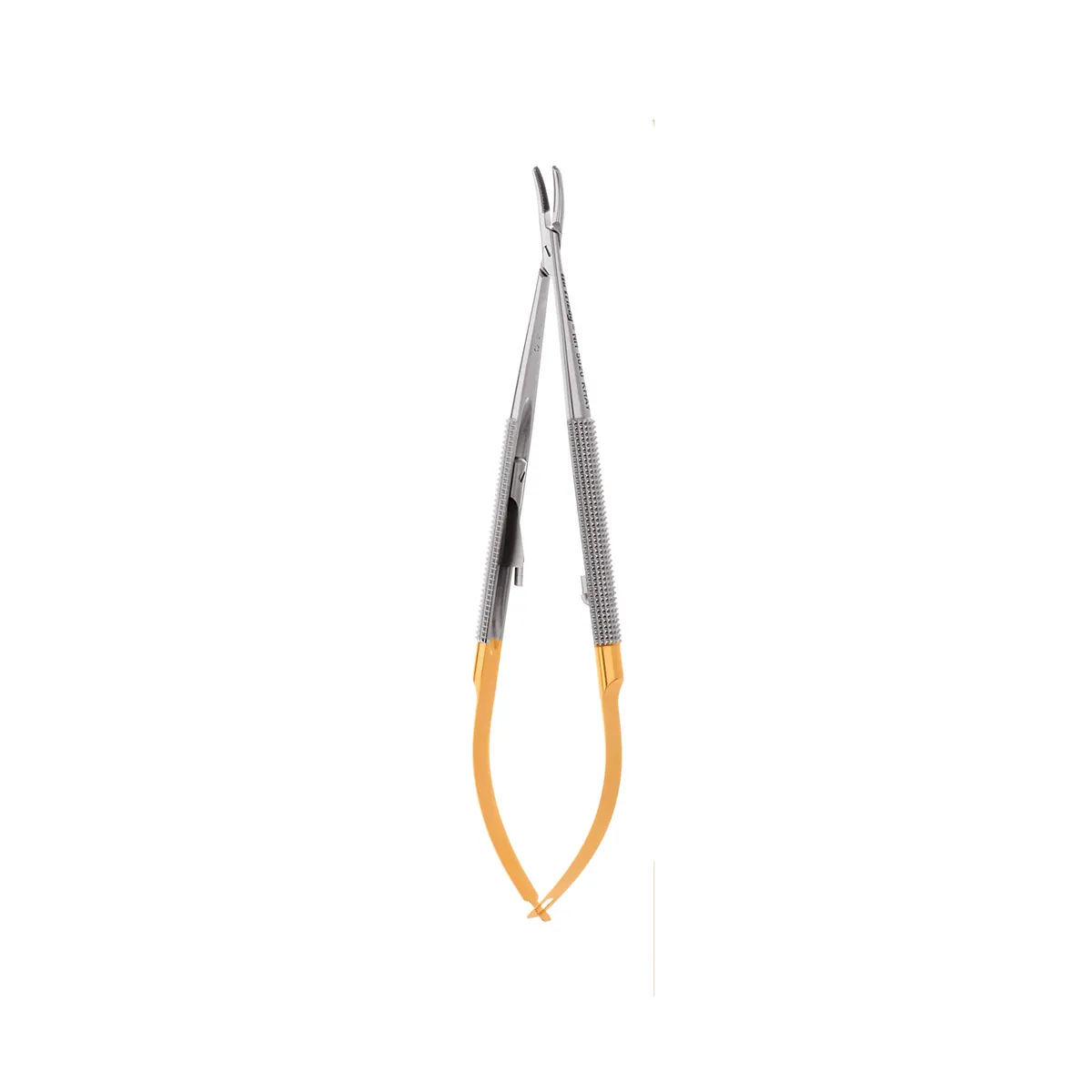 Curved Castroviejo Perma Sharp Needle Holder, 14 cm (5.5")