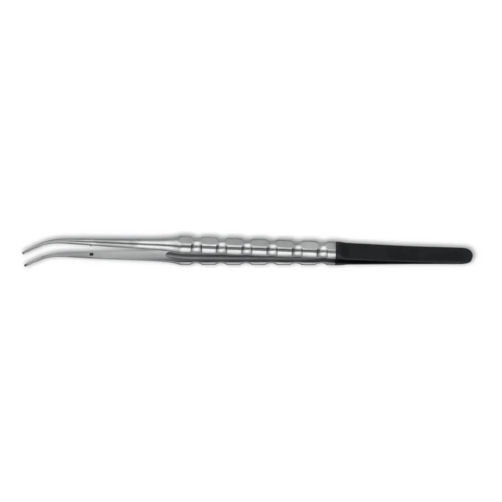 Tissue Pliers Micro, SinusLine Angled 18cm