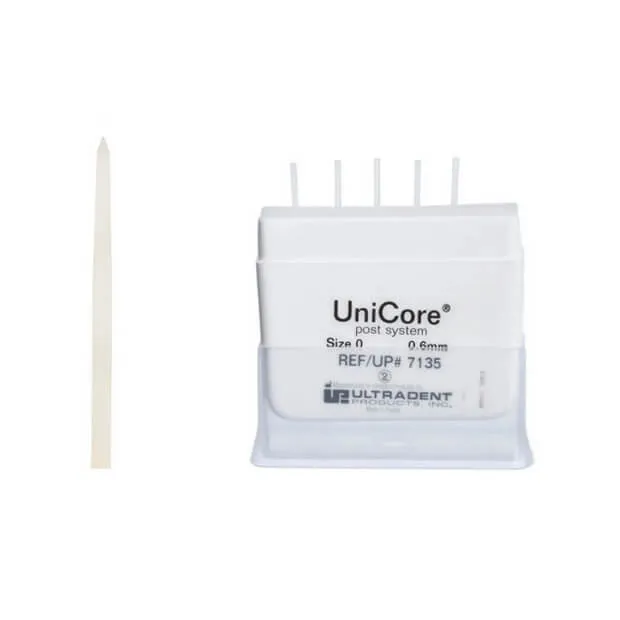 UniCore Post Size #0 (0.6mm) White