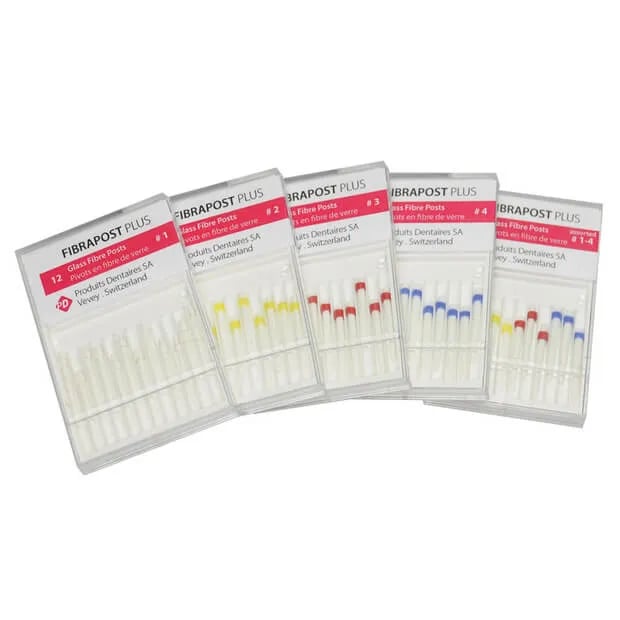 Fiberapost Plus DC, White, Size No.4