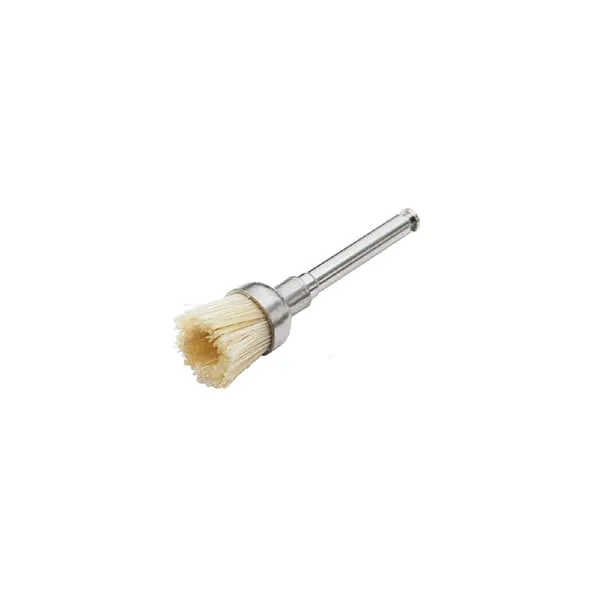 Prophy Brush, Natural Bristle, Cup Shape, Latch Type