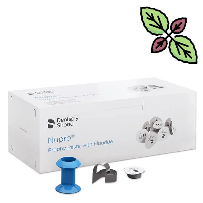 NUPRO Prophy Paste with Fluoride, Medium, Mint, Cups PK/200