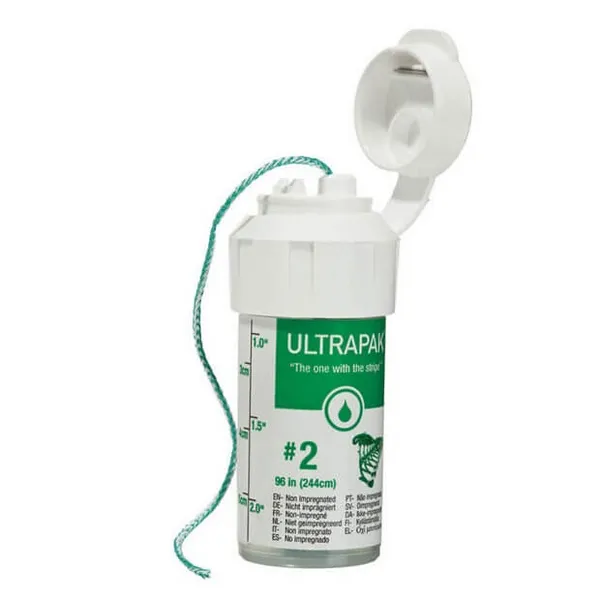 Ultrapak, 100% Cotton Knitted Retraction Cord, Size #2