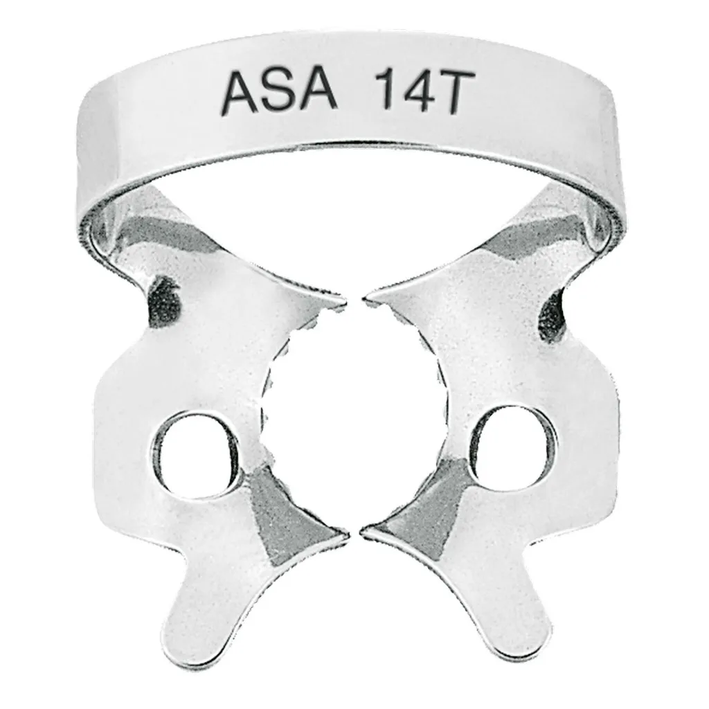 Rubber Dam Clamp Winged Fig. 14T