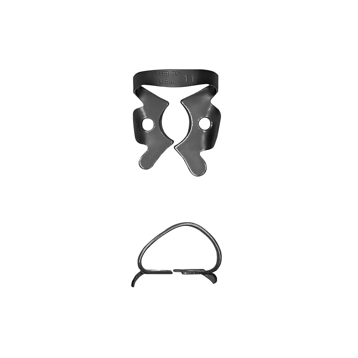 Rubber Dam Clamp #11, Left Molar, BlackLine