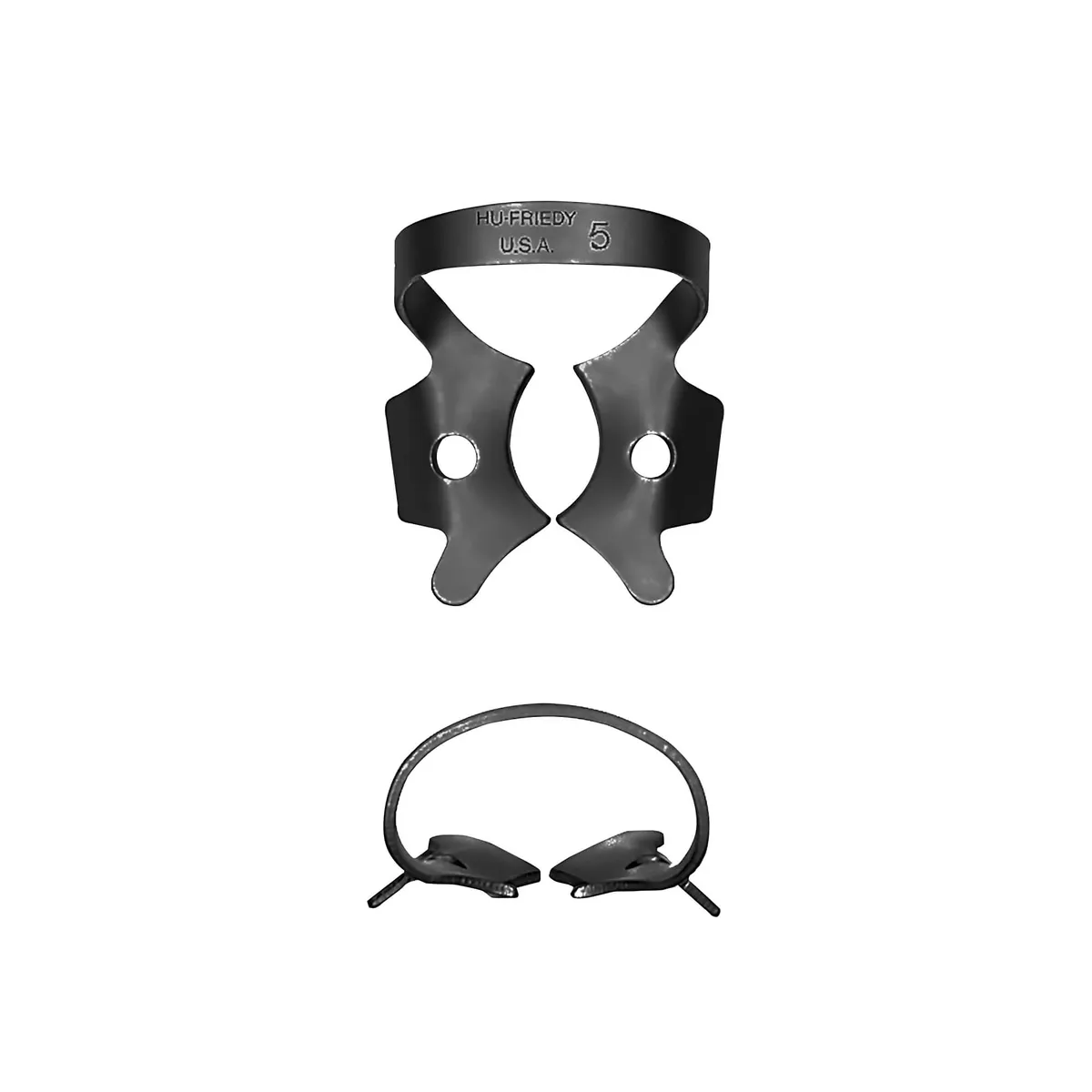مشبك حاجز مطاطي #5، ضرس علوي كبير، BlackLine