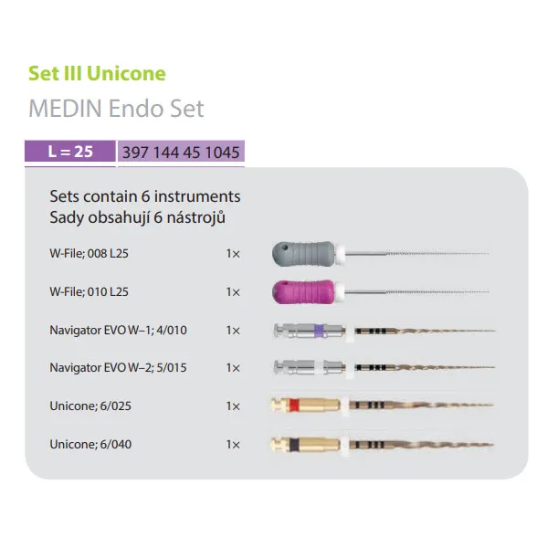 Endo Unicone III L25 مجموعة