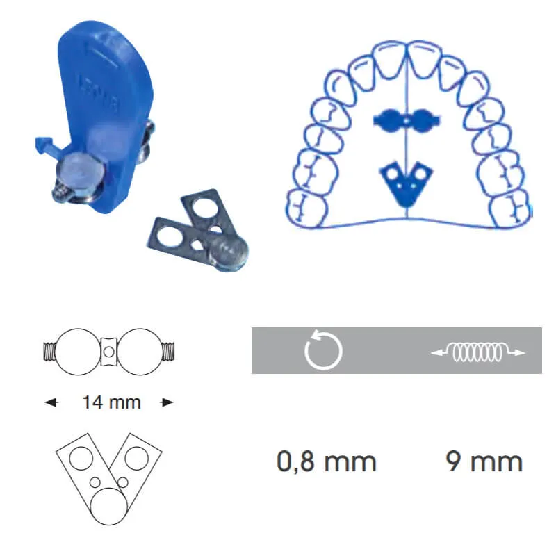 Fan-Type Special Expansion Screw 2 Pieces, 14mm
