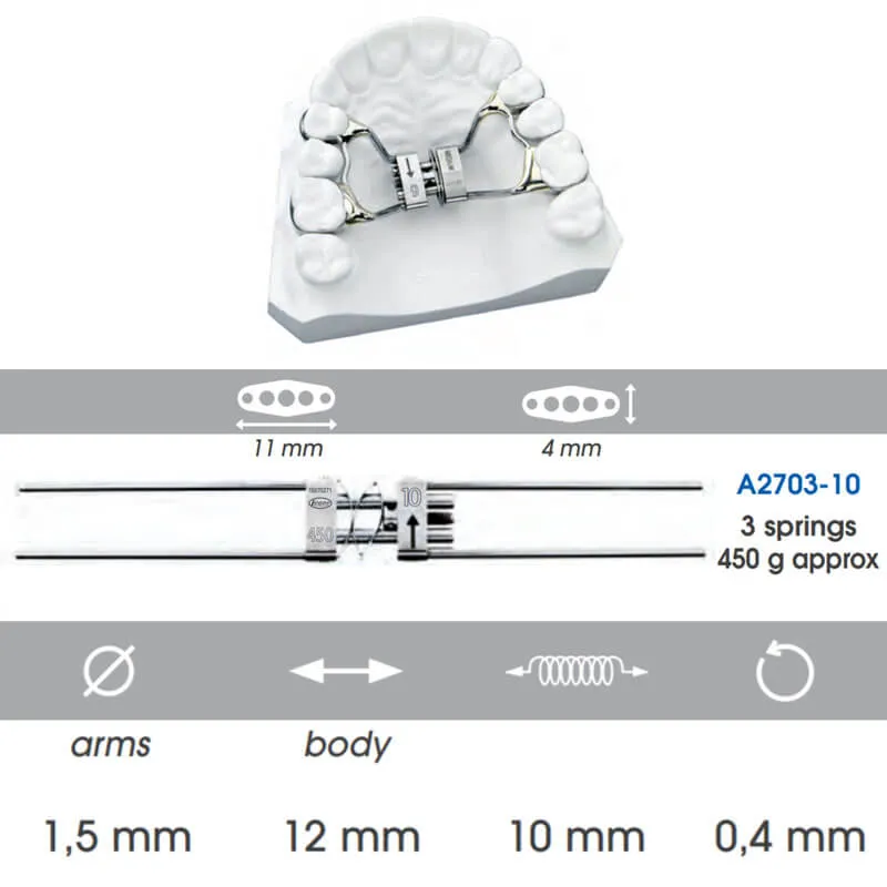 Memoria Spring Leaf Activated Expander, 10mm, 450g