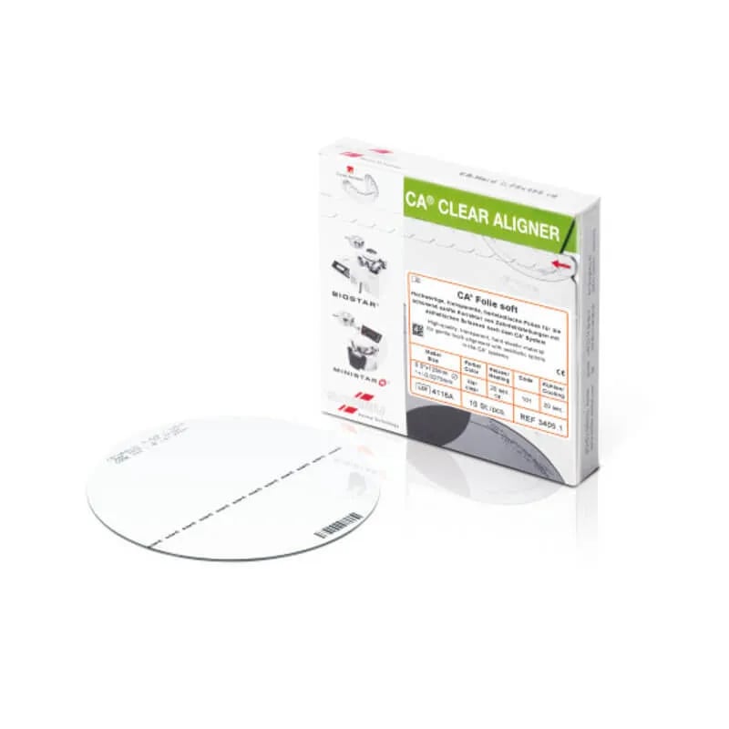 CA Foil Splints, Transparent Aligners 0.5mm (Soft) PK/100