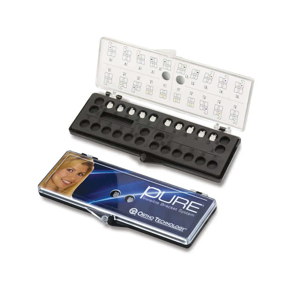 Pure Crystal Clear Aesthetics Patient Kit, 022 Roth 5x5 Hooks 345