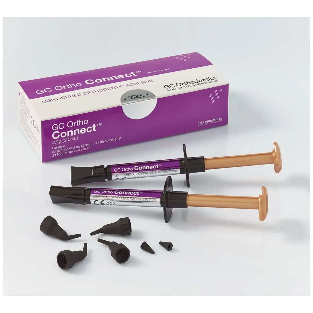GC Ortho Connect, LC Adhesive Kit with Integrated Primer, 2.9g Syringe, PK/2