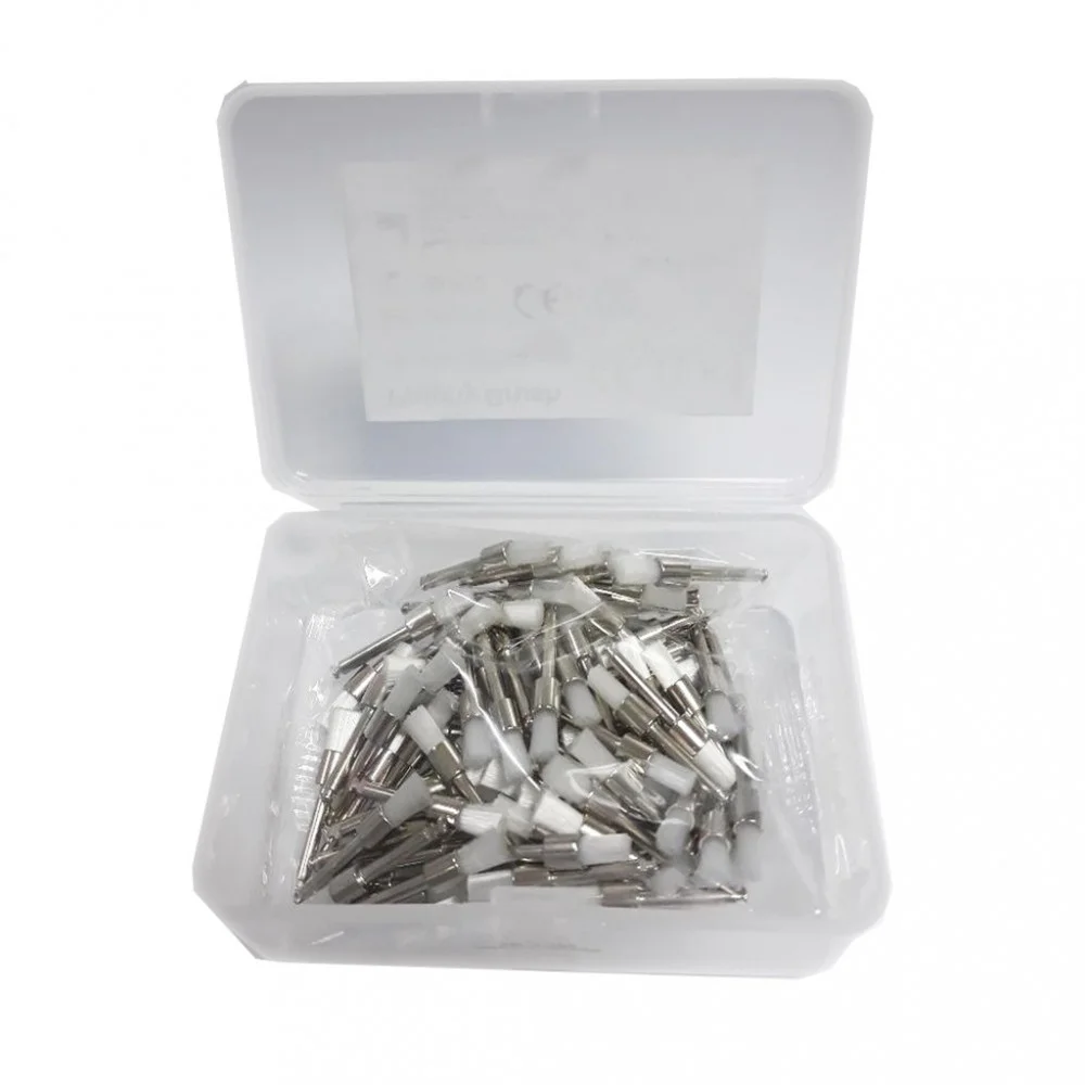 Prophy Brush, White, Box of 100
