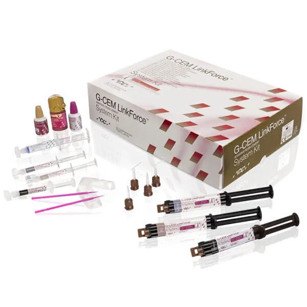 GC G-CEM LinkForce، أسمنت راتنج لاصق مزدوج المعالجة، مجموعة النظام