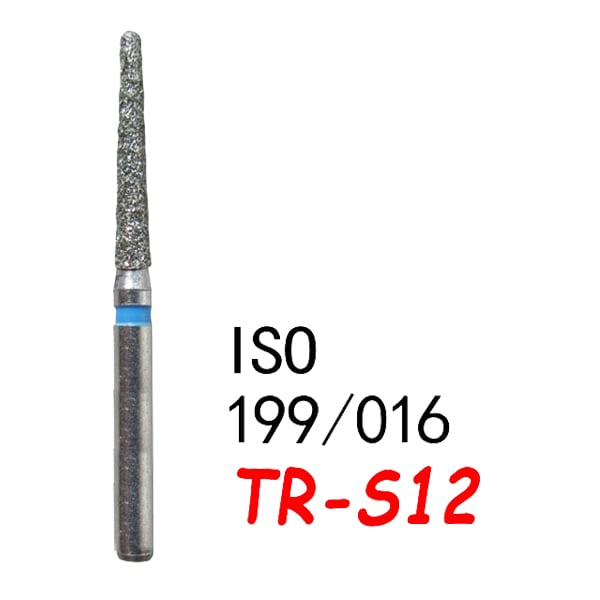 Straight Taper Round End Short TR-S12, Standard Grit, 199/016