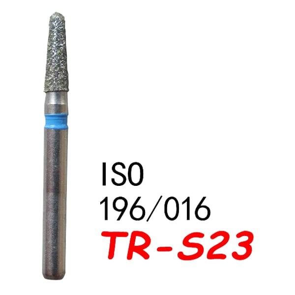 Straight Taper Round End Short TR-S23, Standard Grit, 198/014