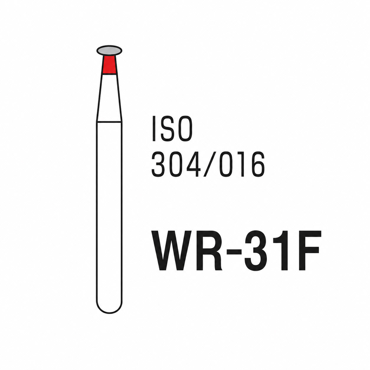 Wheel Rounded Edge WR-31F, Fine Grit, 041/014
