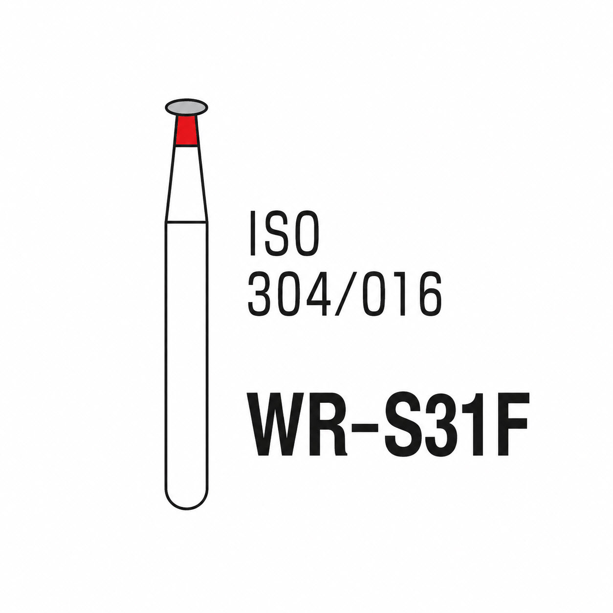 Wheel Rounded Edge WR-S31F, Fine Grit, 041/014