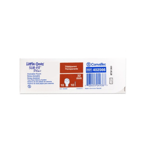 SUR-FIT Plus Pediatric Drainable Ostomy Pouch, 402566