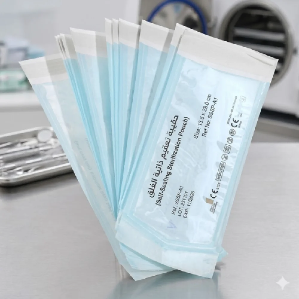 Self-Sealing Sterilization Pouch, 10*14 Inch (255*350mm)