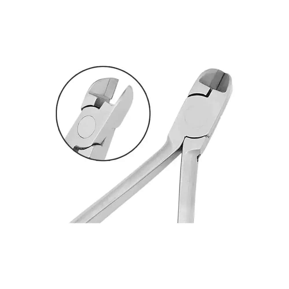 Orthodontic Cutter Hard Wire, 8 mm Beak, Straight