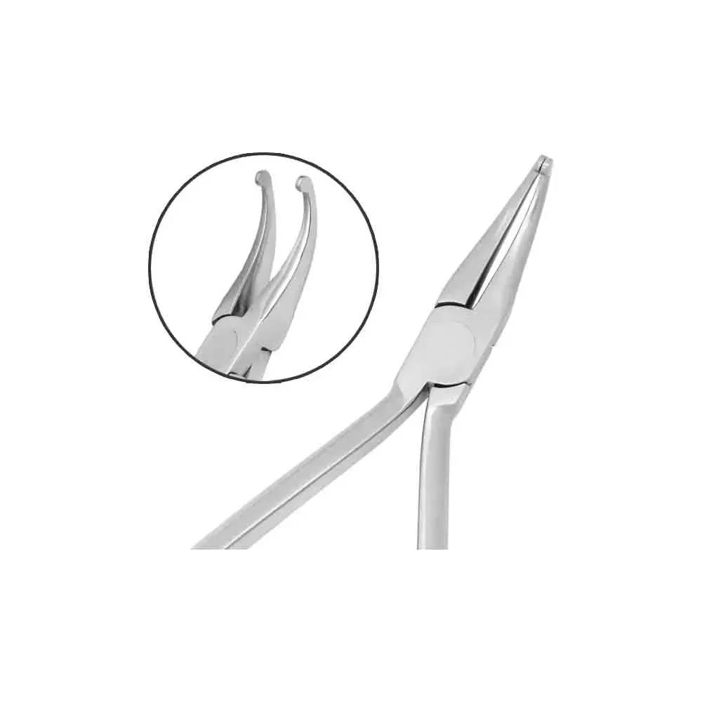 Orthodontic Pliers How Utility, Angled, 3 mm Dia Beak