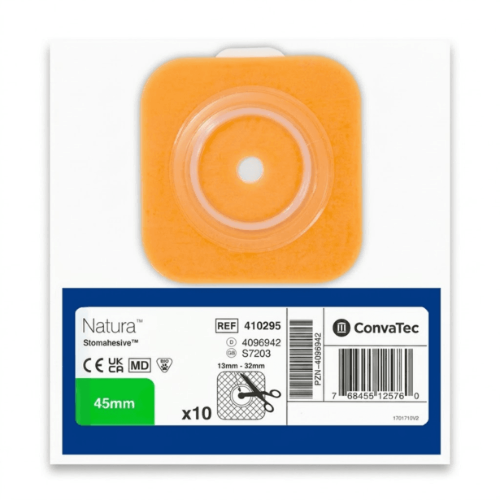 Natura Flexible Ostomy Baseplate, 410295, 45mm