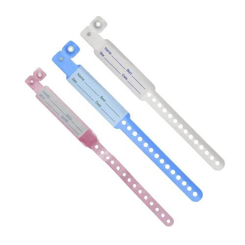 Adult Patient ID Wristbands, 100 Pieces