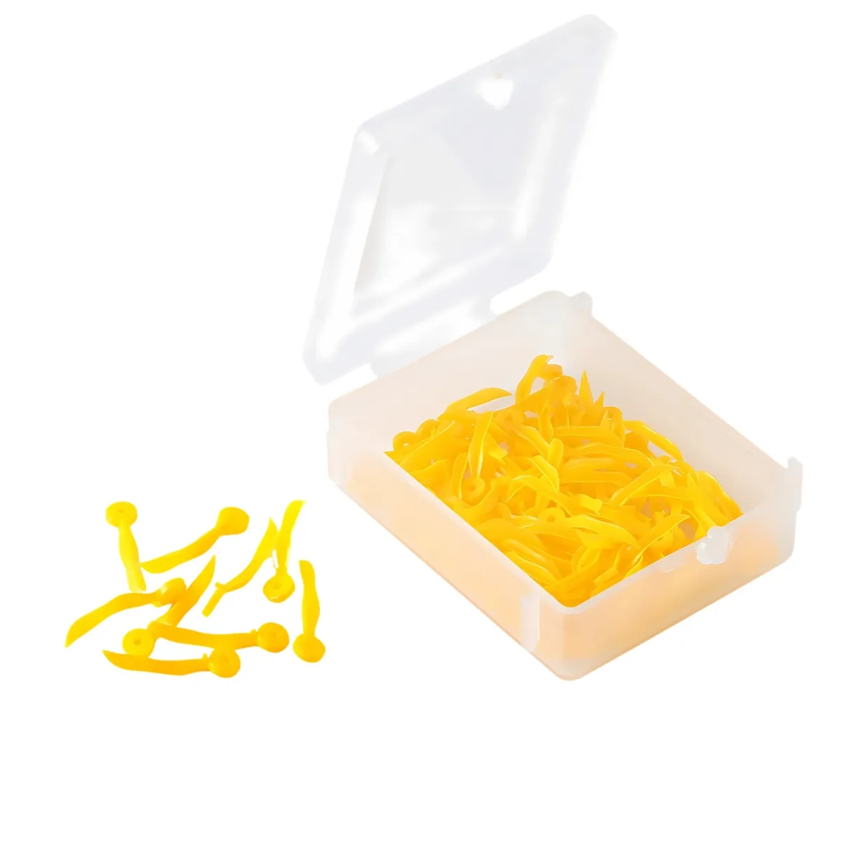Medprotect Plastic Wedges Yellow أسافين بلاستيكية
