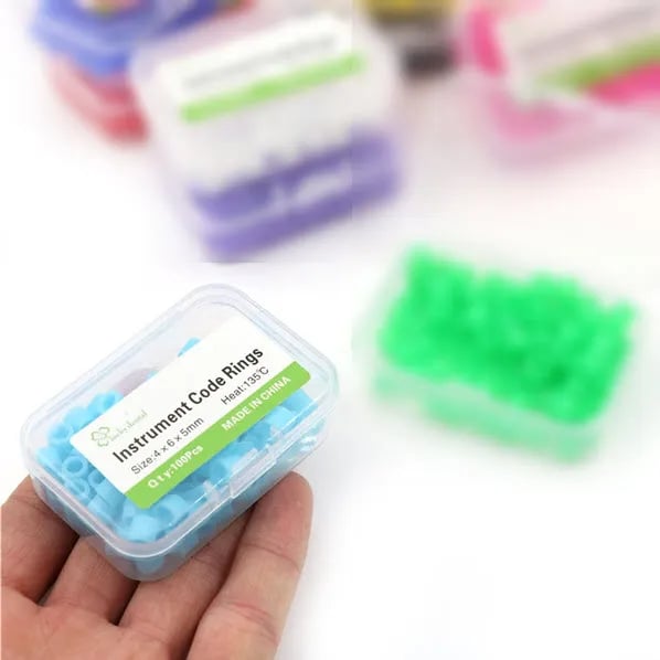 Autoclavable Color Code Rings, Large, Blue