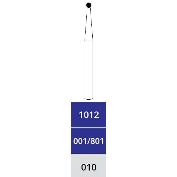 Diamond Burs, Round, X-Coarse, FG 010