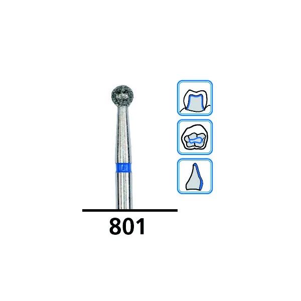 سنابل ألماسية طويلة ذات نهاية مسطحة وتناقص F847، حبيبات ناعمة، FG-018