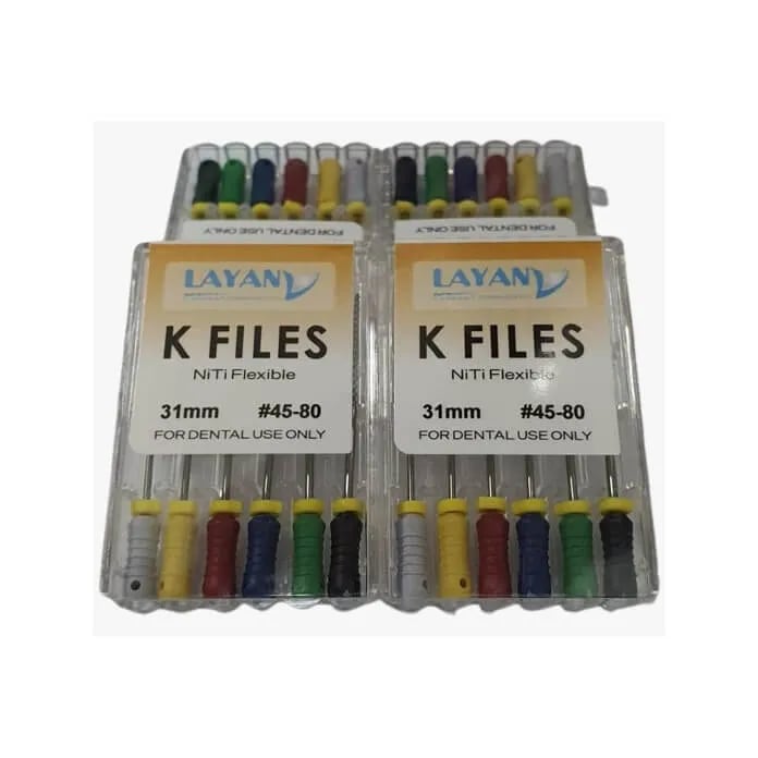 NiTi K Files L21 (Hand) #45-80