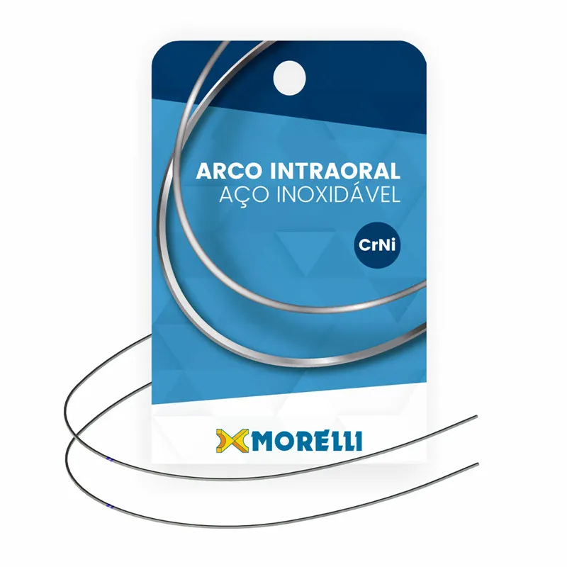 Stainless Steel Intraoral Archwire, Lower, Rectangular .021" × .025"