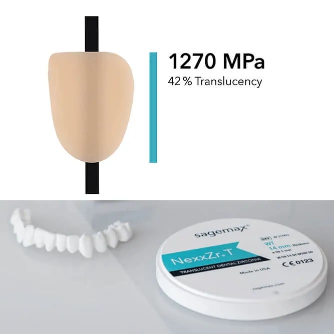NexxZr T, A2, 98, 16mm, HT, Zirconia Disc Block