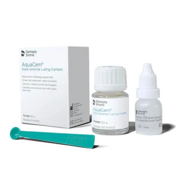 AquaCem, Glass Ionomer Luting Cement, 30g Powder