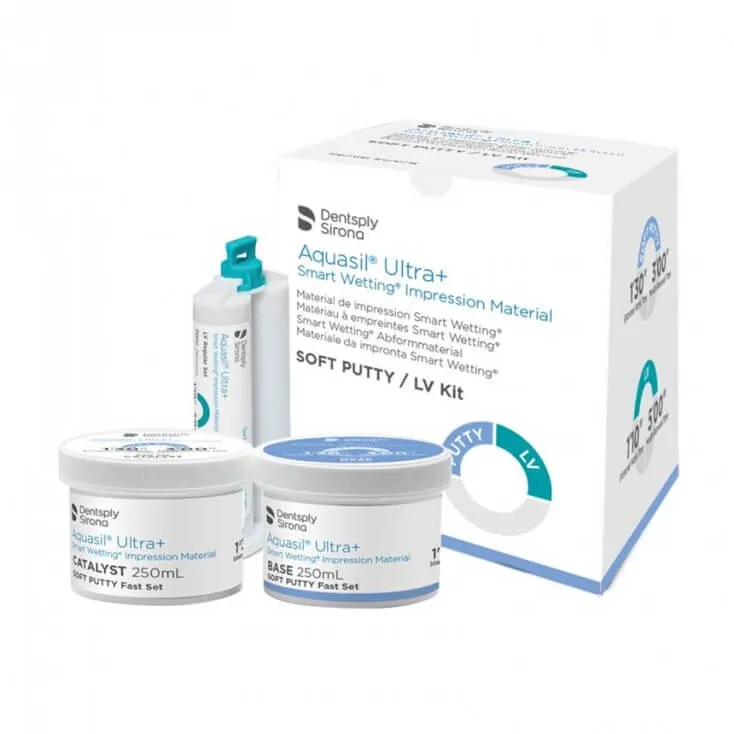 Aquasil Ultra+ Soft Putty, Fast Set + LV, Regular Set