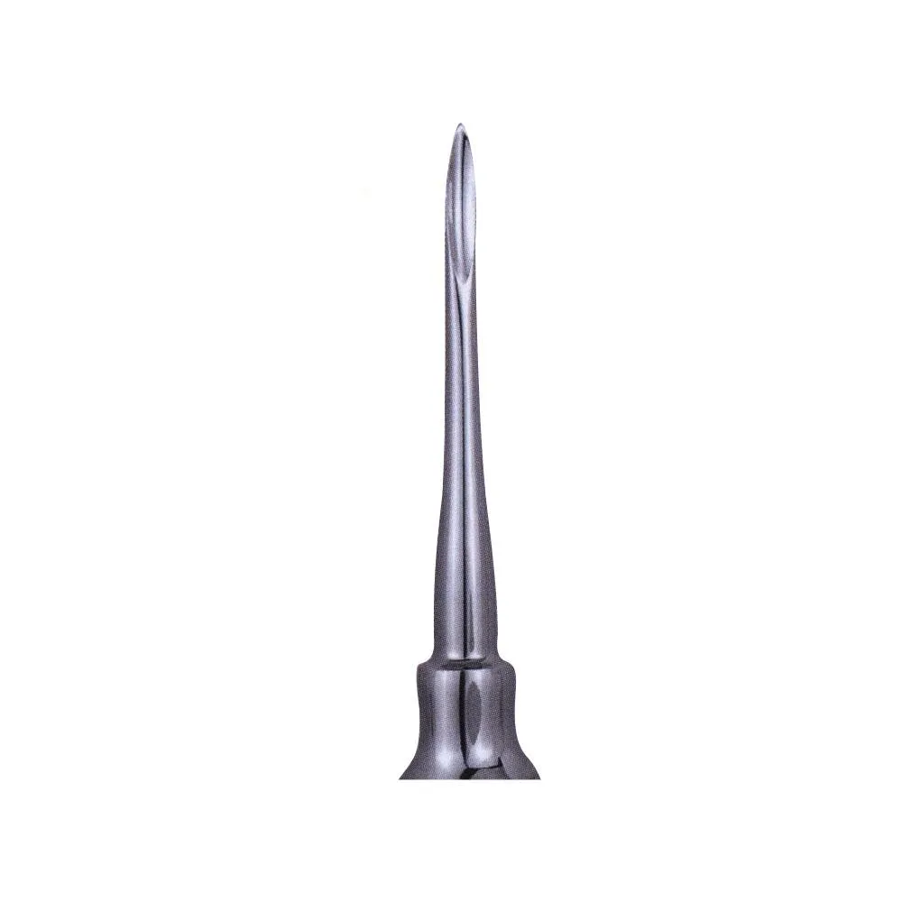 Dental Elevator Flohr, Straight Pointed Gouge, 3.2 mm