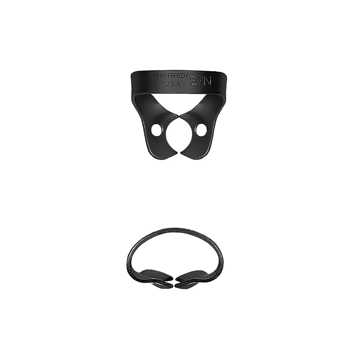Rubber Dam Clamp #27N, Premolar, BlackLine