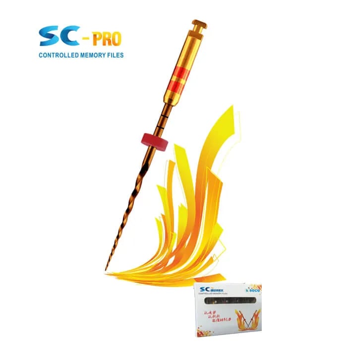 SC-PRO Root Canal Rotary Files, Taper/Size .04/035, 25mm