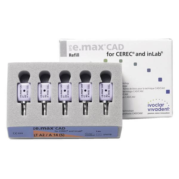 IPS e.max CAD CEREC/inLab LT A2 A14(L) - Ivoclar Vivadent - 678874
