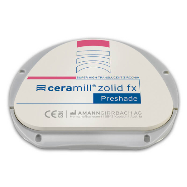 Ceramill Zolid FX PS (Preshade) D Light 71 (16mm) - Amann Girrbach - 761537